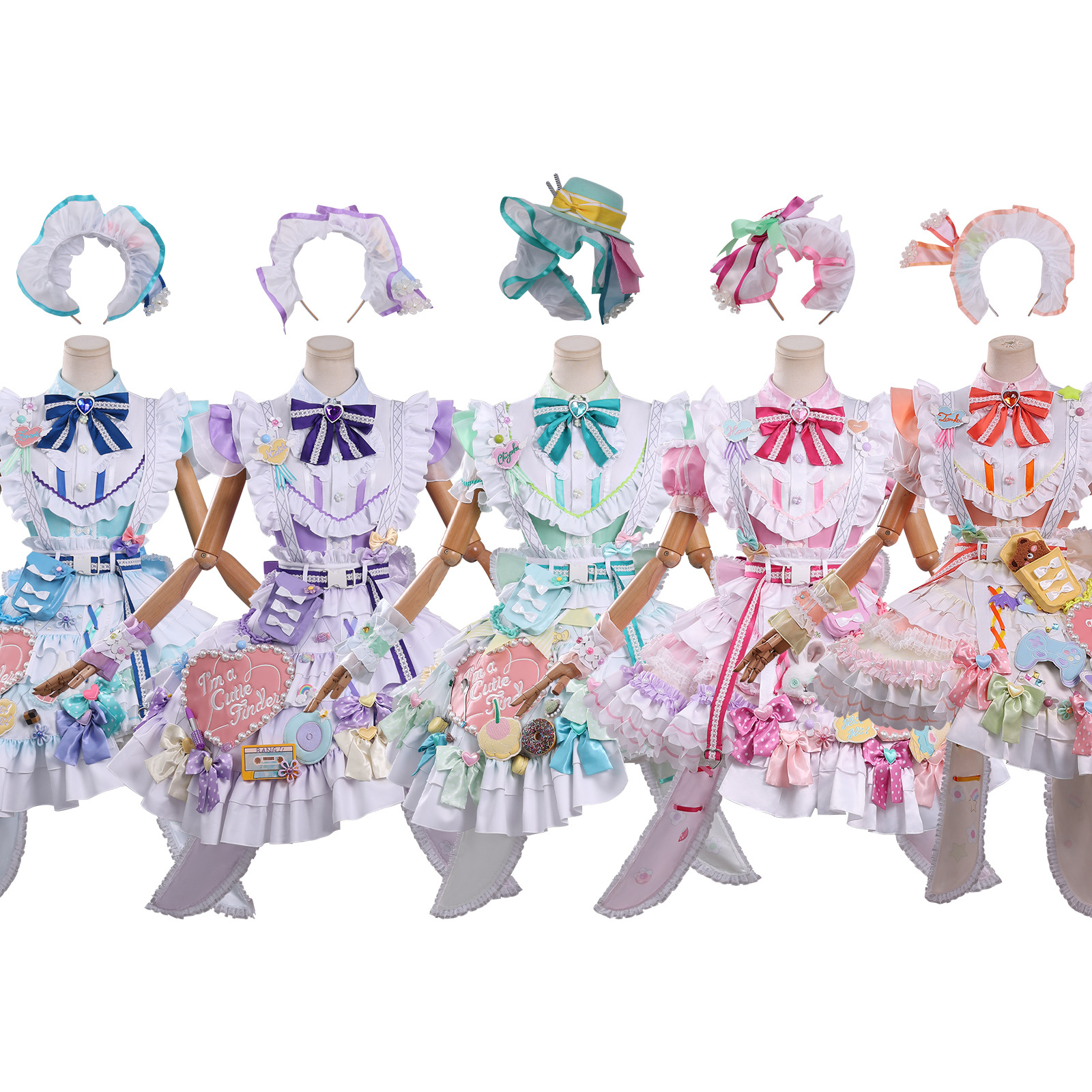 Yi Meng Idol Master Shining Colors Cosplay Costume Dai Dongyouko Nanakusa Hana Oosaki Cosplay Anime Game