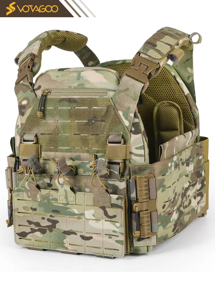 Votagoo Gbrs Lbt V2 Lightweight Tactical Vest Military Camouflage Quick Release Protection vest Bulletproof 6094