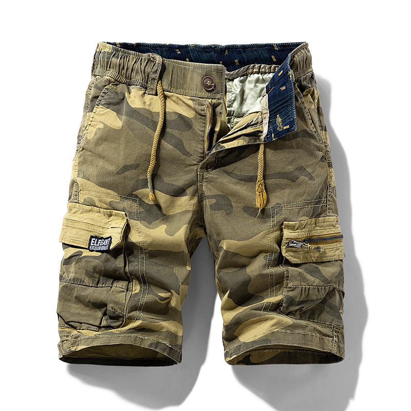 Foreign trade for summer overalls casual pants men's pants camouflage loose multi-color fashion overalls shorts men