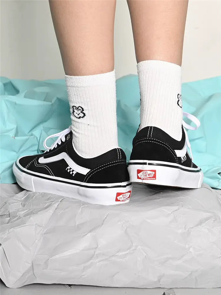 Vans Skate Old Skool Classic Men's and Women's Skateboard Shoes Sports Casual Shoes Vn0A5Fcby28