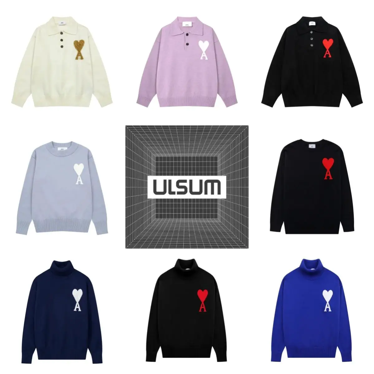 2025ss ULSUM store Amps sweater