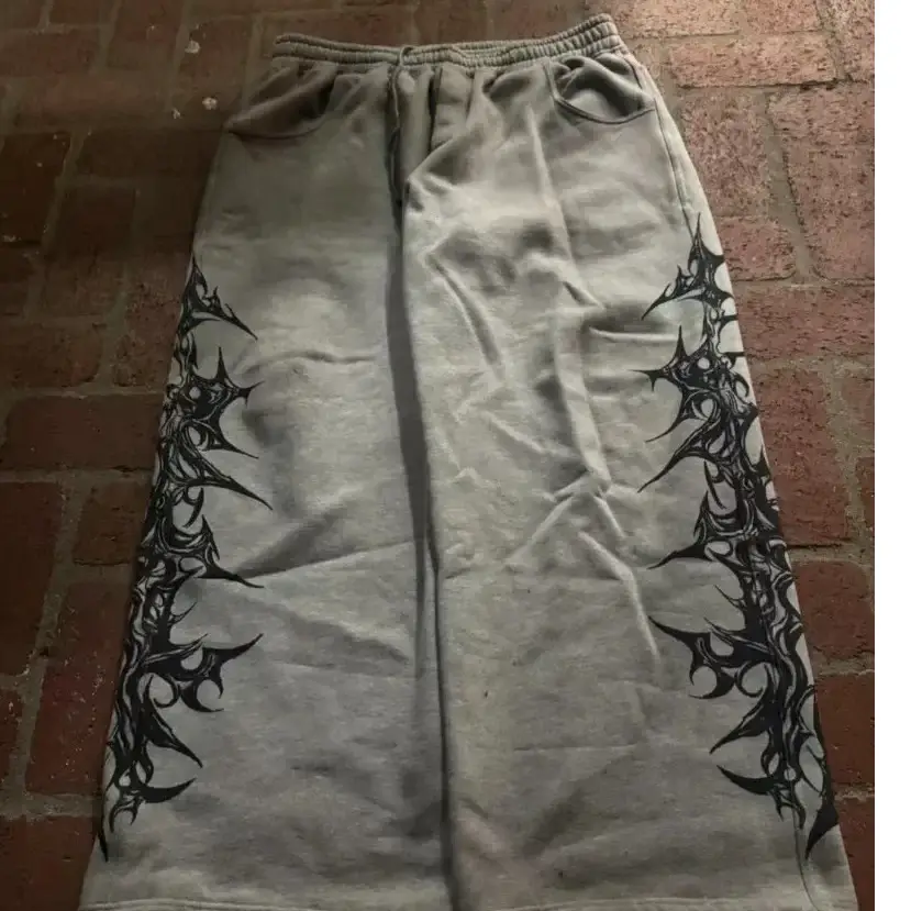 Cross-Border 2025 New arrival Trendy Men Loose pants Pants with Side Print Fashion Y2K Casual Sweatpants