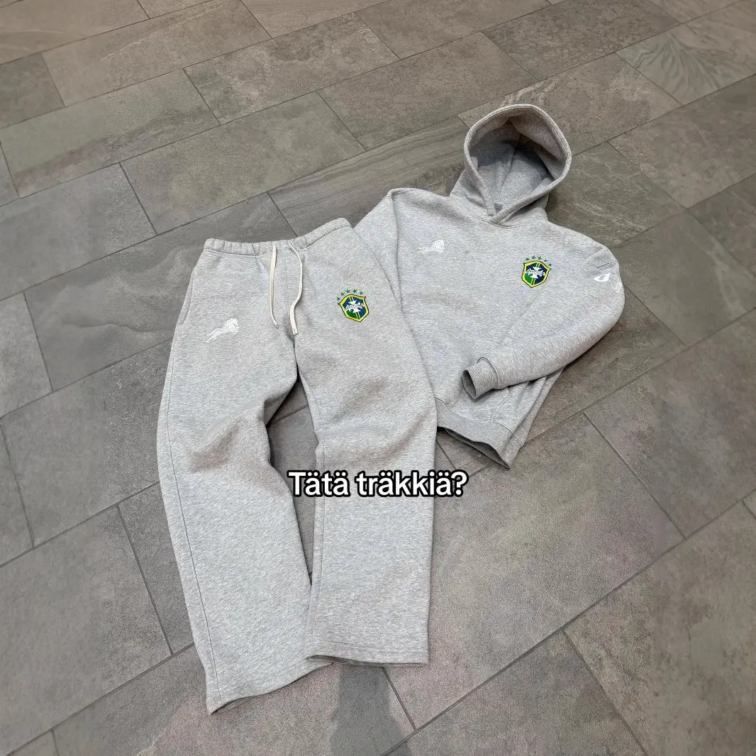 2025 Europe and the United States cross-border badge embroidery men and women couples sweater pants street suit a wholesale