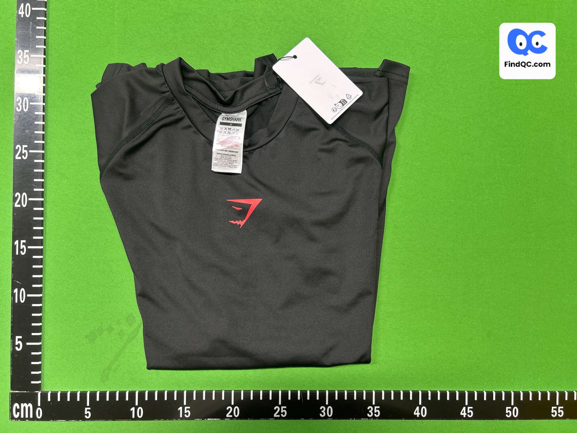 Gymshark GMSR3971-BK-SS20R-938 QC