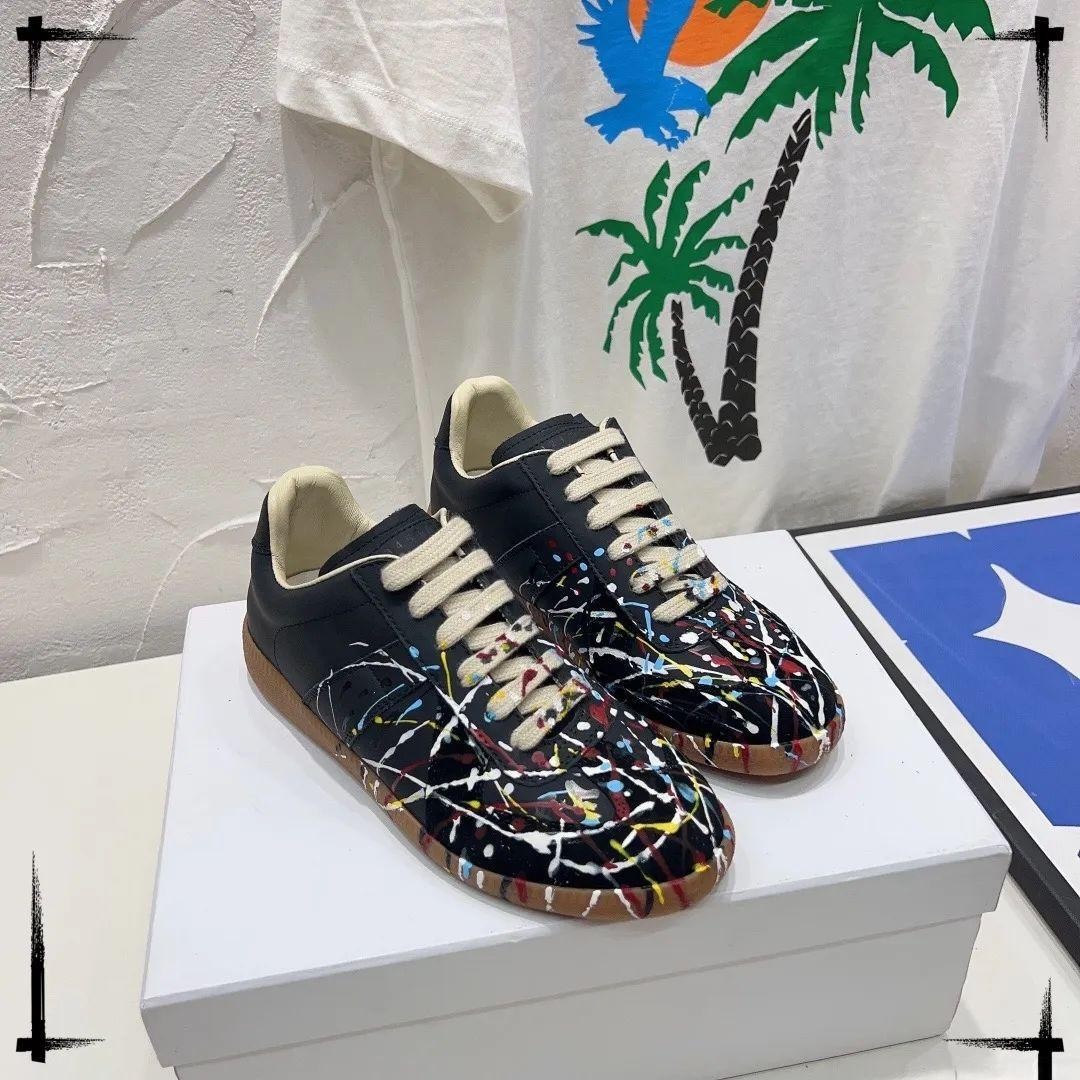 In-Stock 2025 New Casual Breathable Unisex Couple Shoes Sneakers German Training Shoes Running Shoes Flat Comfortable White QC-foto från 1688 på Qualit.ly