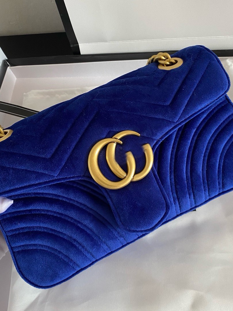 Guangzhou Factory Marmon Heart Velvet Chain Bag Marmon Single Shoulder Crossbody Women's Bag Foto QC de 1688 na Qualit.ly