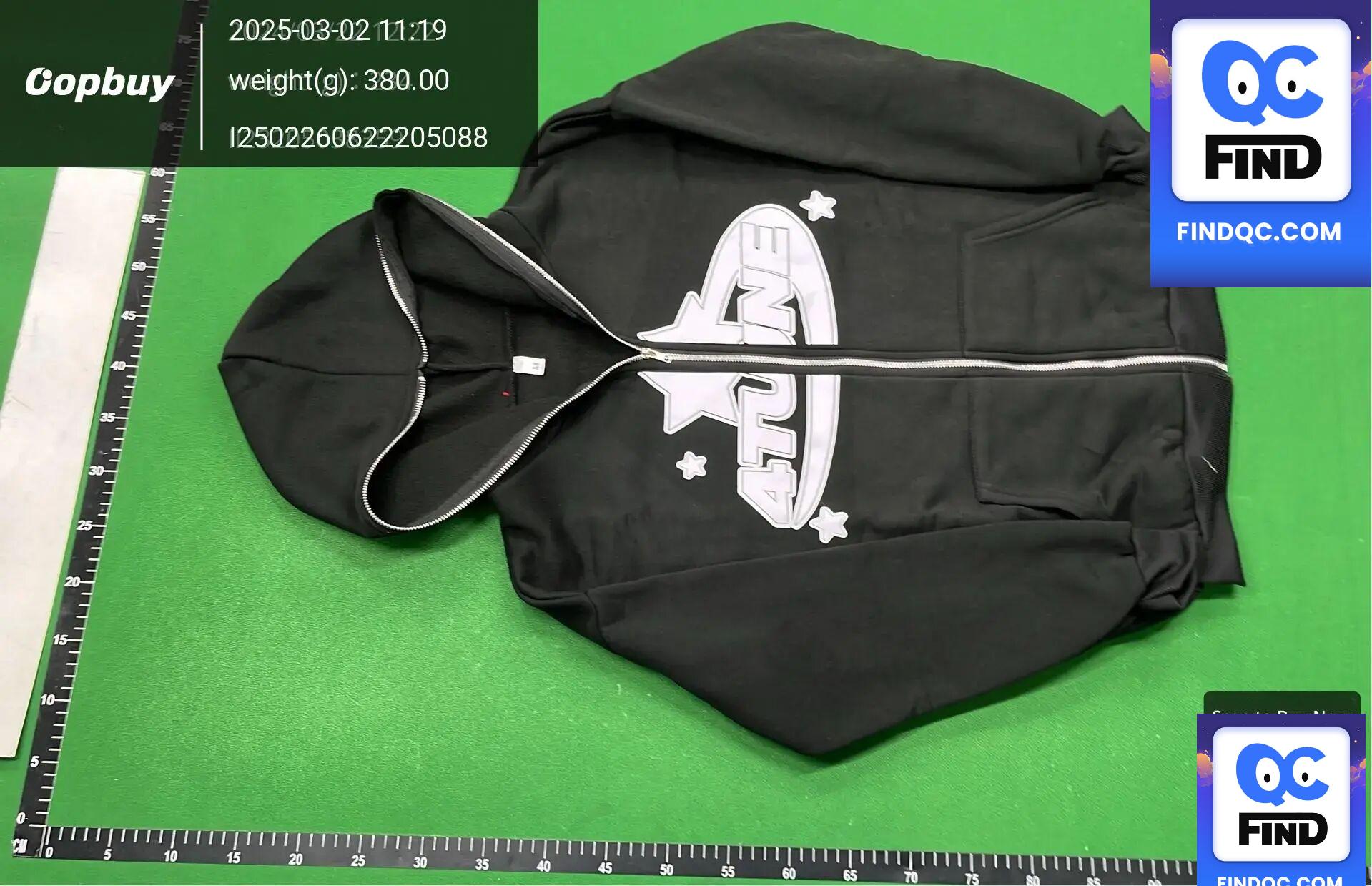 Full-Face Zip-Up Sweatshirt, One Piece, Custom-Made with Your Own Design, New Cross-Border Sweatshirt QC