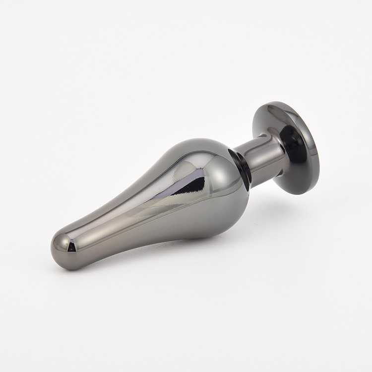 Factory wholesale sex toys gun color flower metal anal plug equipment men and women anal masturbation alternative toys medium