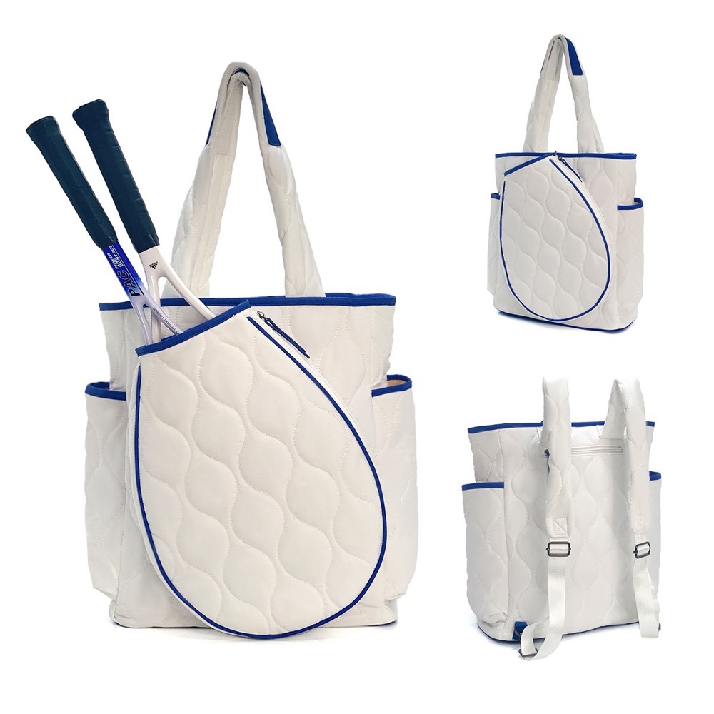in stock Sports Tennis Bag Large Capacity Portable Oxford Cloth Badminton Bag Single Shoulder Diving Material Peak Racket Bag Cover