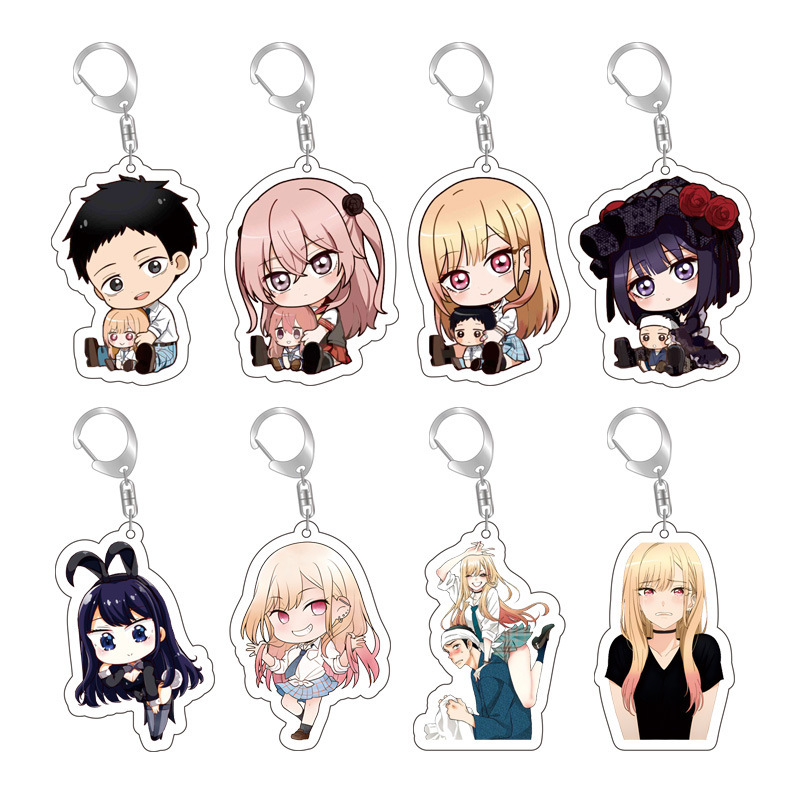 Dressing Doll Falls in Love Around Xiduochuan Haimeng Five New Dishes Animation Pendant Keychain Schoolbag Hanging Ornaments