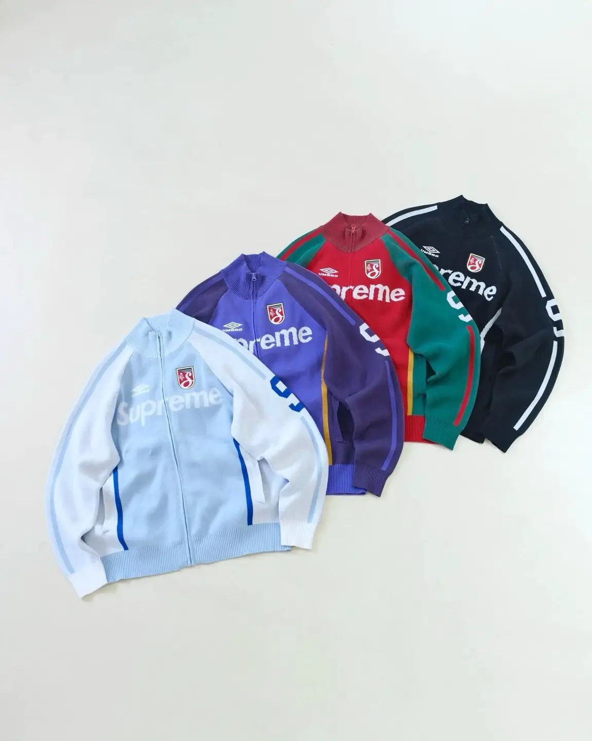 SUP UMBRO ZIP UP SWEATER茵宝拉链针织毛衣外套夹克 7.22 am0k