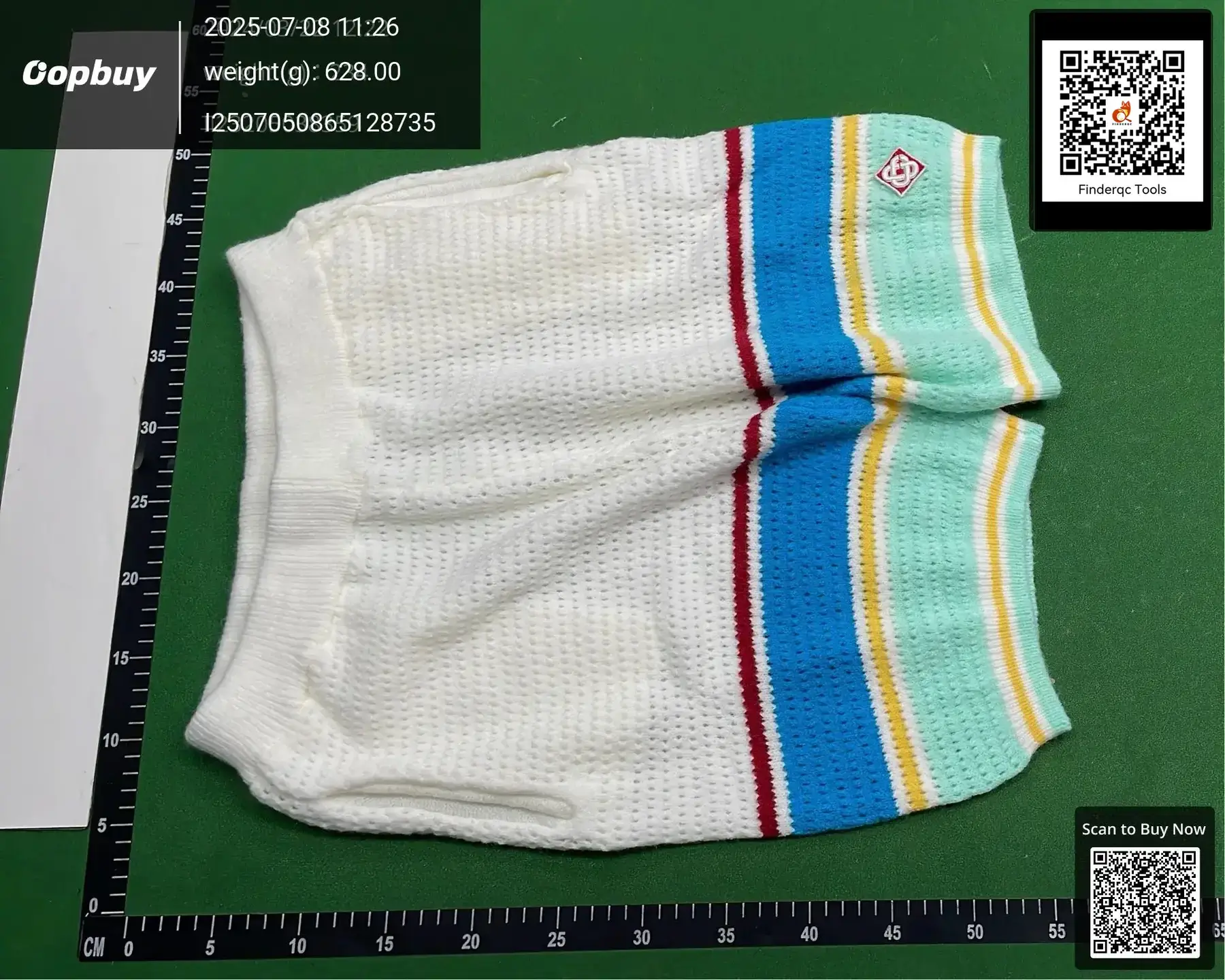 European and American Fashion Brand Casa Casa Knitted Short-sleeved Sweater suit Shorts for Men and Women with Spliced Color Foreign Trade in stock