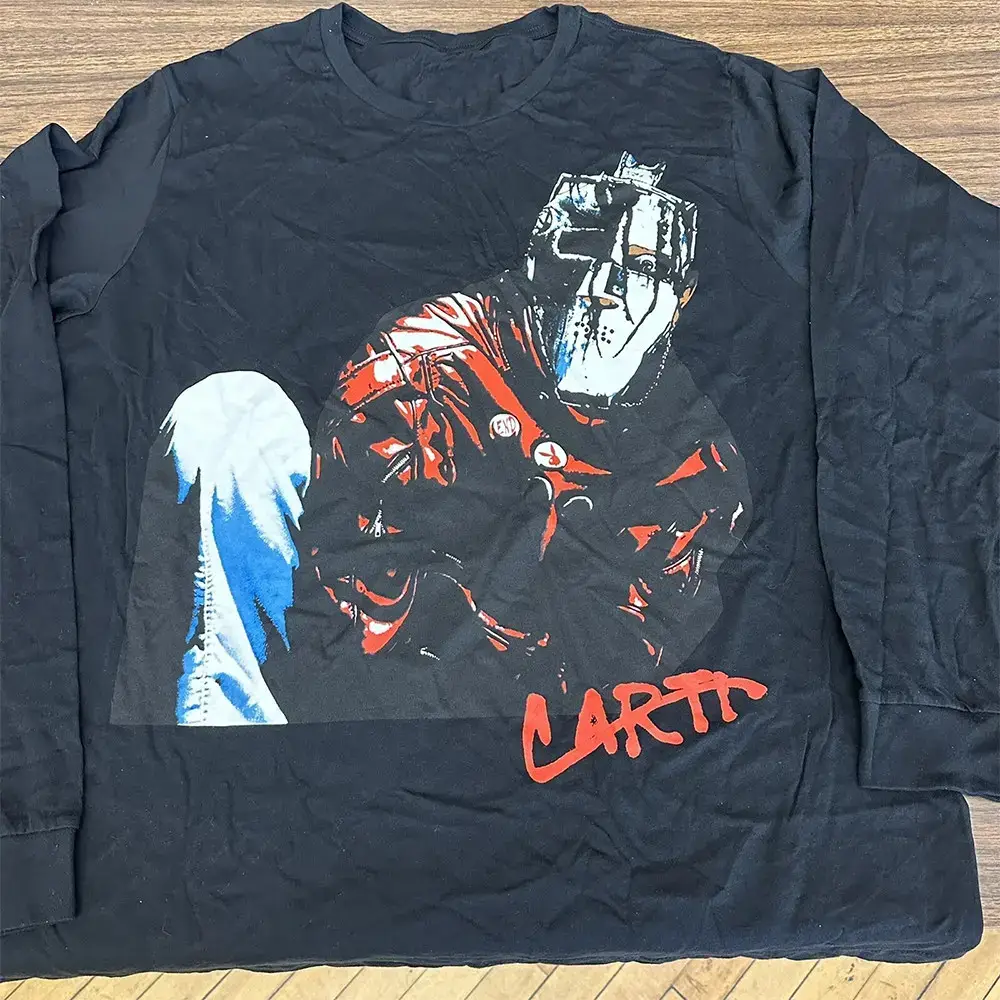 Awge × Playboi Carti Tour Merch 2017 Rap Collaboration Long Sleeve Top Trendy