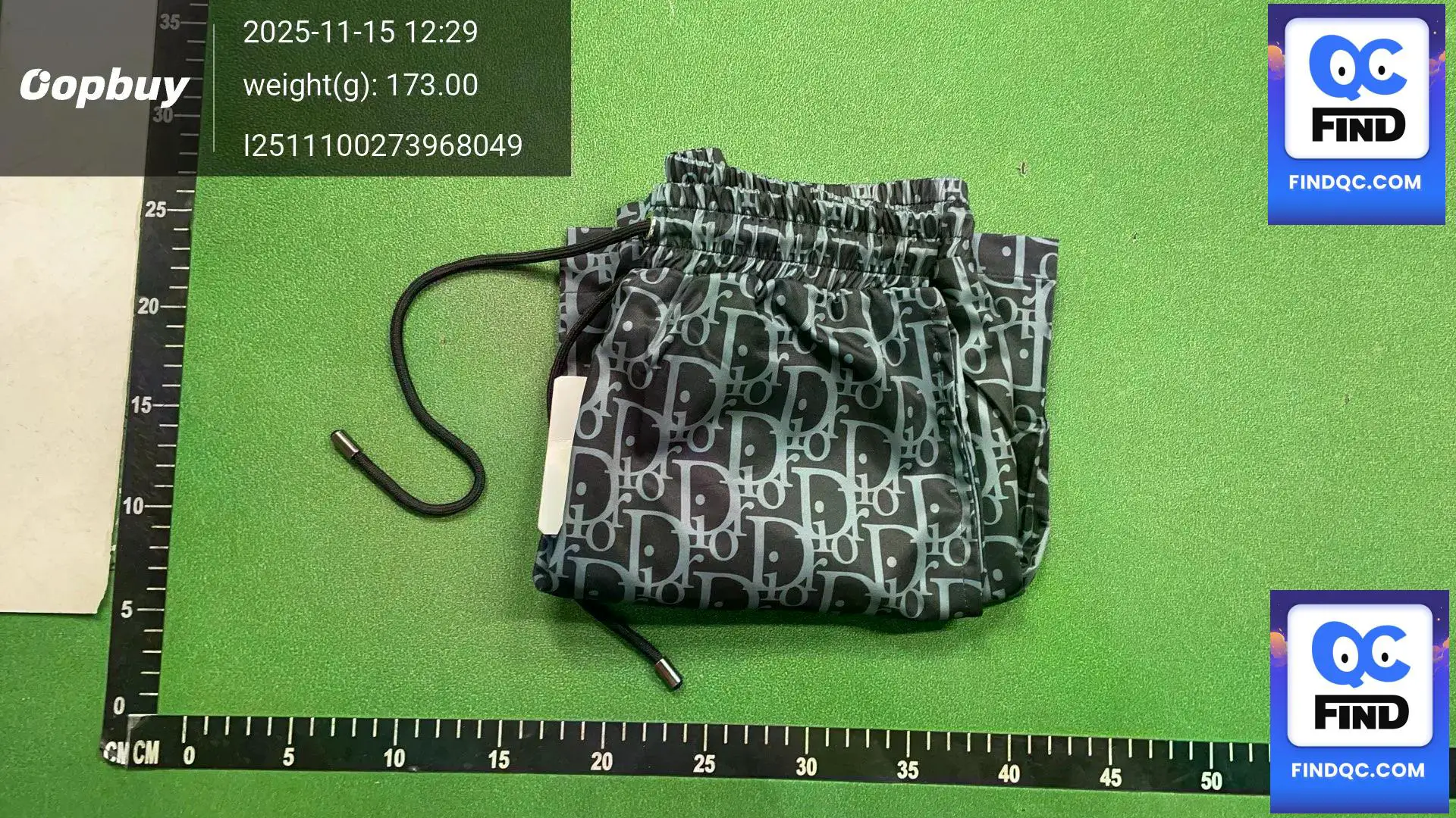 Dior All Over Logo Shorts