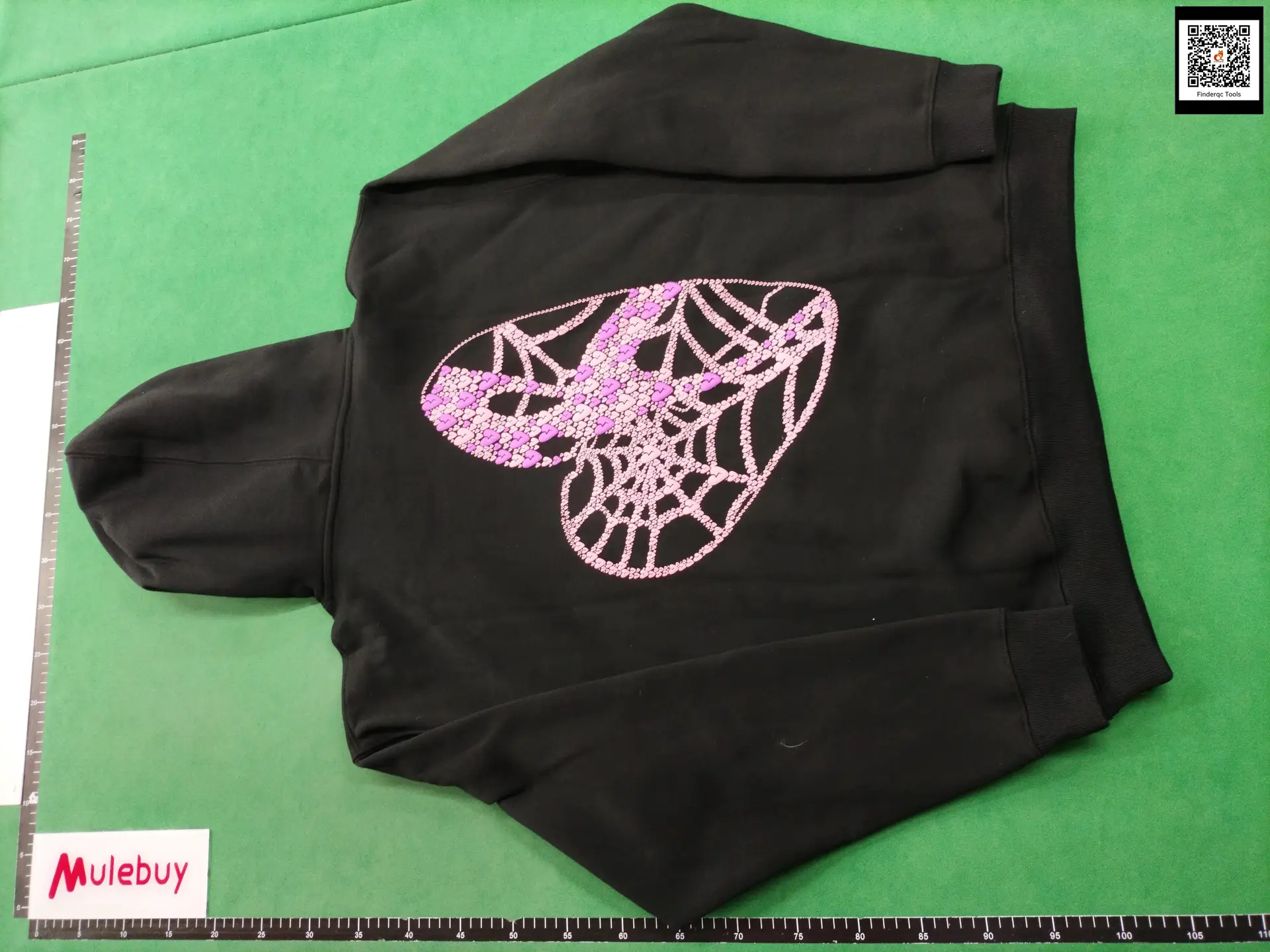 Embroider Keel Niche Couple Skull American Style Loose High Street Fleece-lined Hoodie Sweatshirt