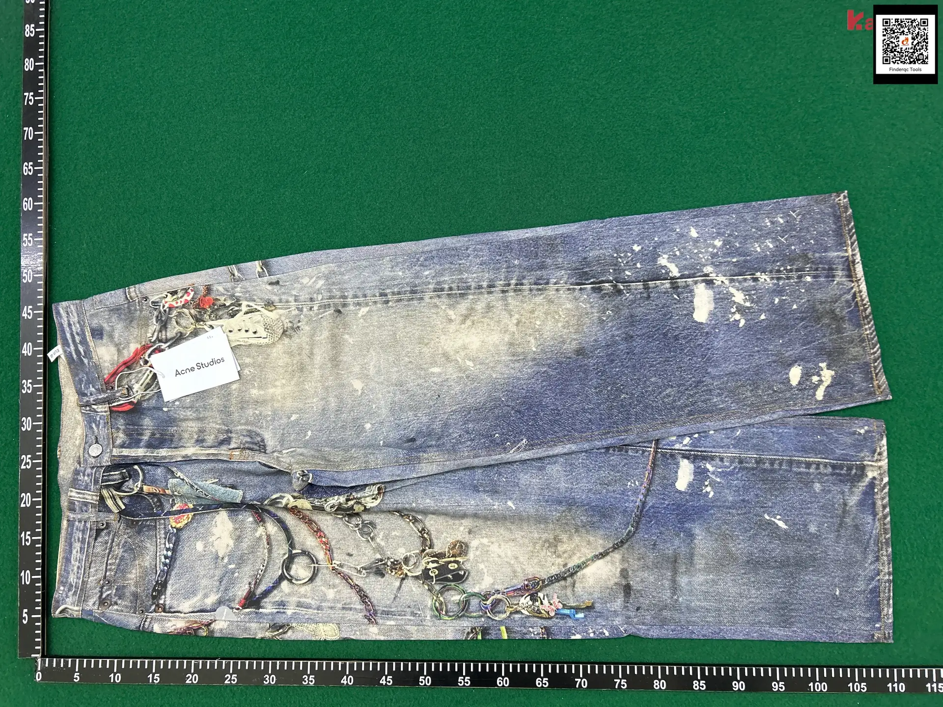 Madman a Style 1981m Normal Flap Pocket pants Washed Denim