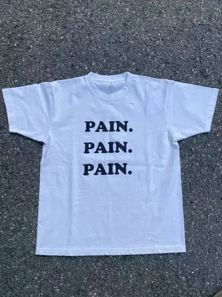 Number Nine Pain Tee Vintage Washed and Distressed T-Shirt