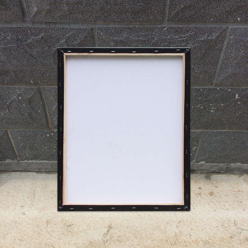 Factory wholesale ebay European acrylic black oil canvas sketch 20*30 canvas inside wish black oil painting frame