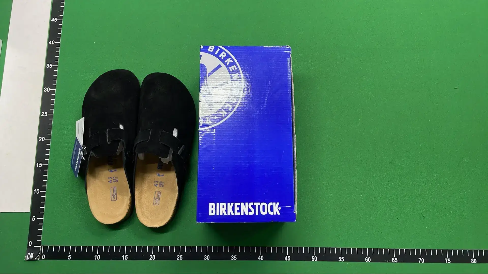Birkenstock Boston Black Suede