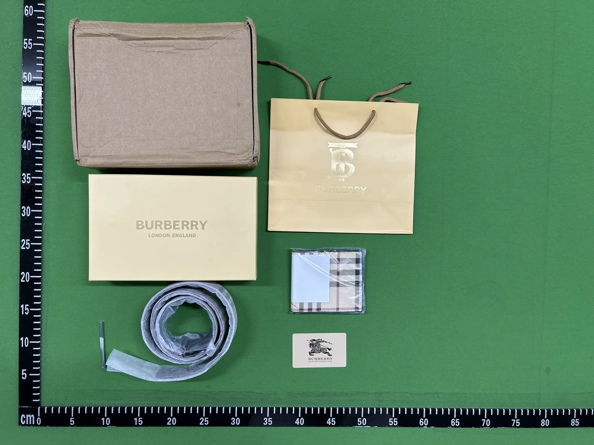 Burberry Belt and Wallet Set