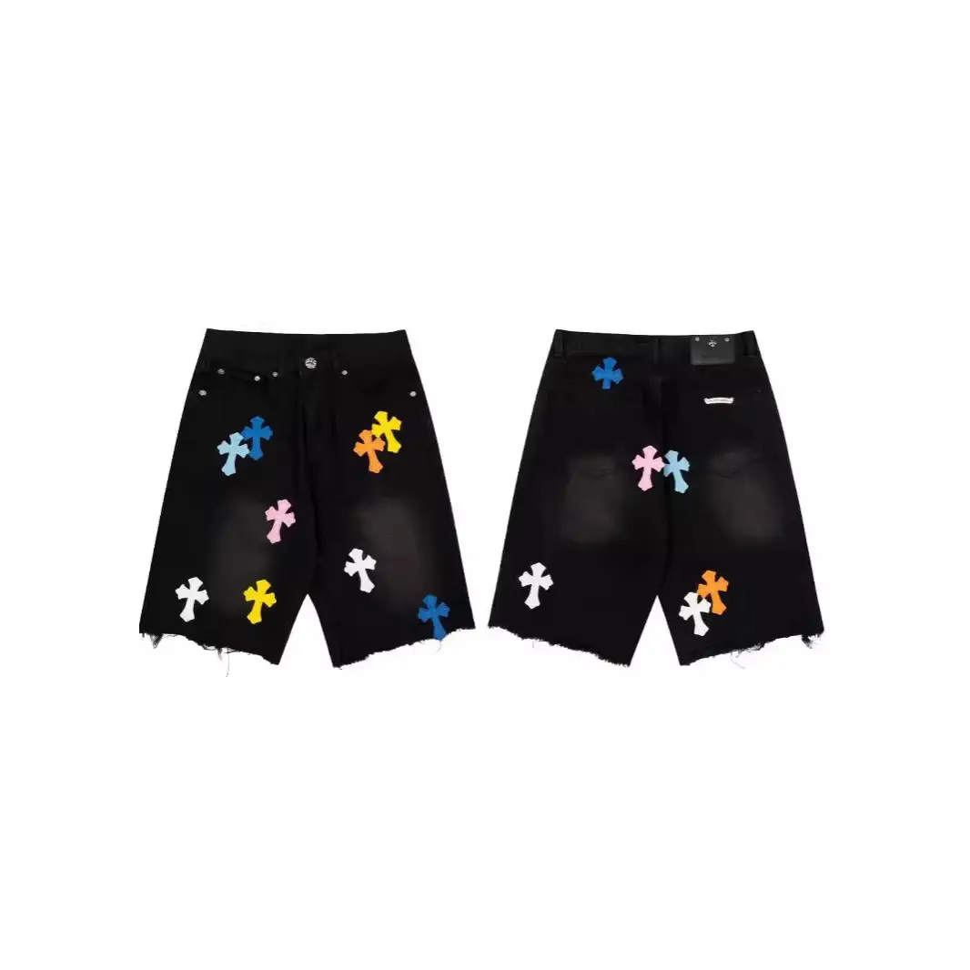 2025 Cross-border Trade Chrome Hearts All-match American Casual Cross Dressed Jeans