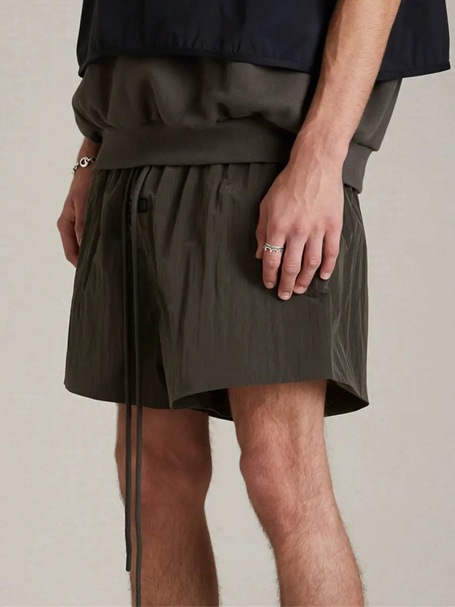 Fog Fsyz Essentials Multi-Line American Trendy Brand Pleated Quick-Drying Woven Sports Shorts Men's Five-Point Shorts