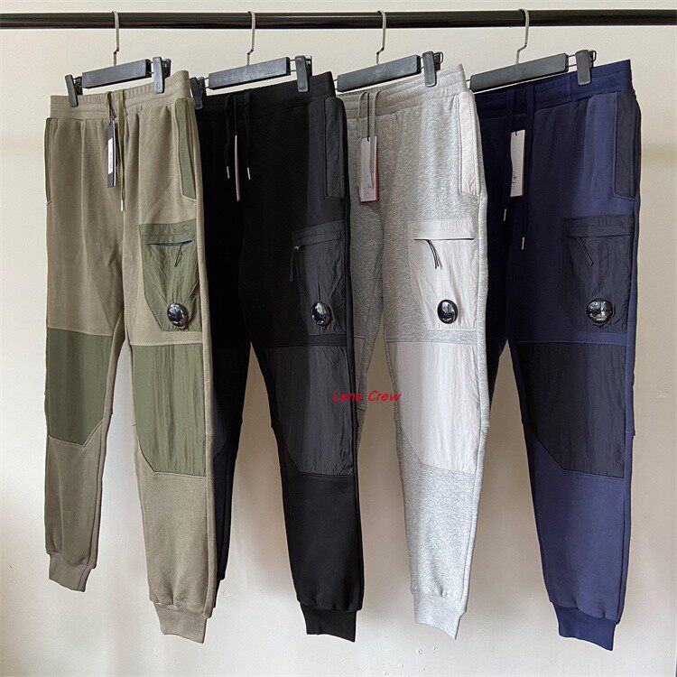 Autumn and Winter Warm Men's Korean Style Casual Loose Thick Patchwork Sweatpants Youth Trendy Brand Men's Pants