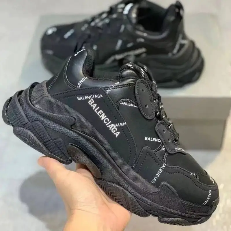 Paris Torre Shoes TrackS1 Letters Joint Six-Layer Bottom Men's and Women's Thick Bottom Height-Increasing Running Sports Couple's Shoes