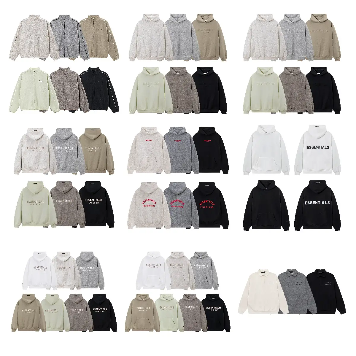 2025 Autumn/Winter New Fog Classic Silicone Logo Fleece-Lined Hoodie Unisex One Piece Dropshipping Winter