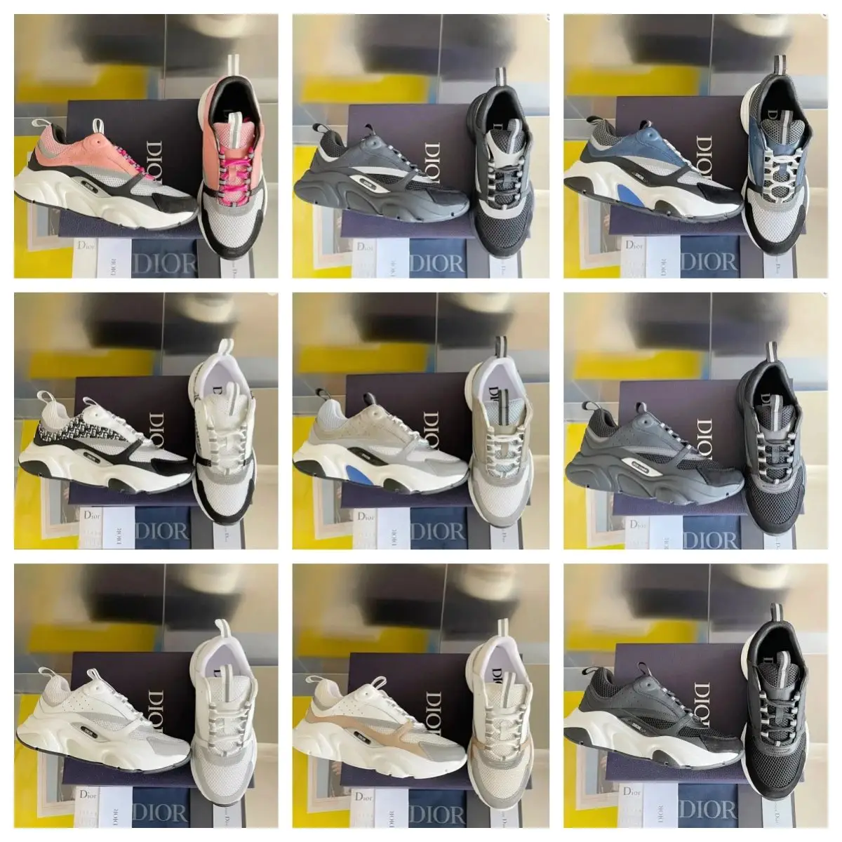 2023ss最新款B22系列网面休闲运动鞋男跑步鞋徒步鞋-CYRR