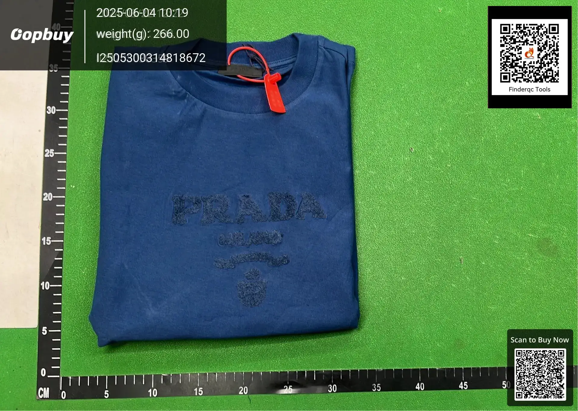 Prada Classic Letter Embroidered Casual Short-sleeved T-shirt