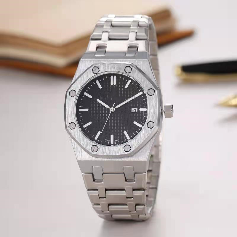 23 New Models of European Men's Business Casual Stainless Steel Six-Hand Calendar Men's Ap Quartz Watches Hot-Selling Watches Foto QC de 1688 na Qualit.ly