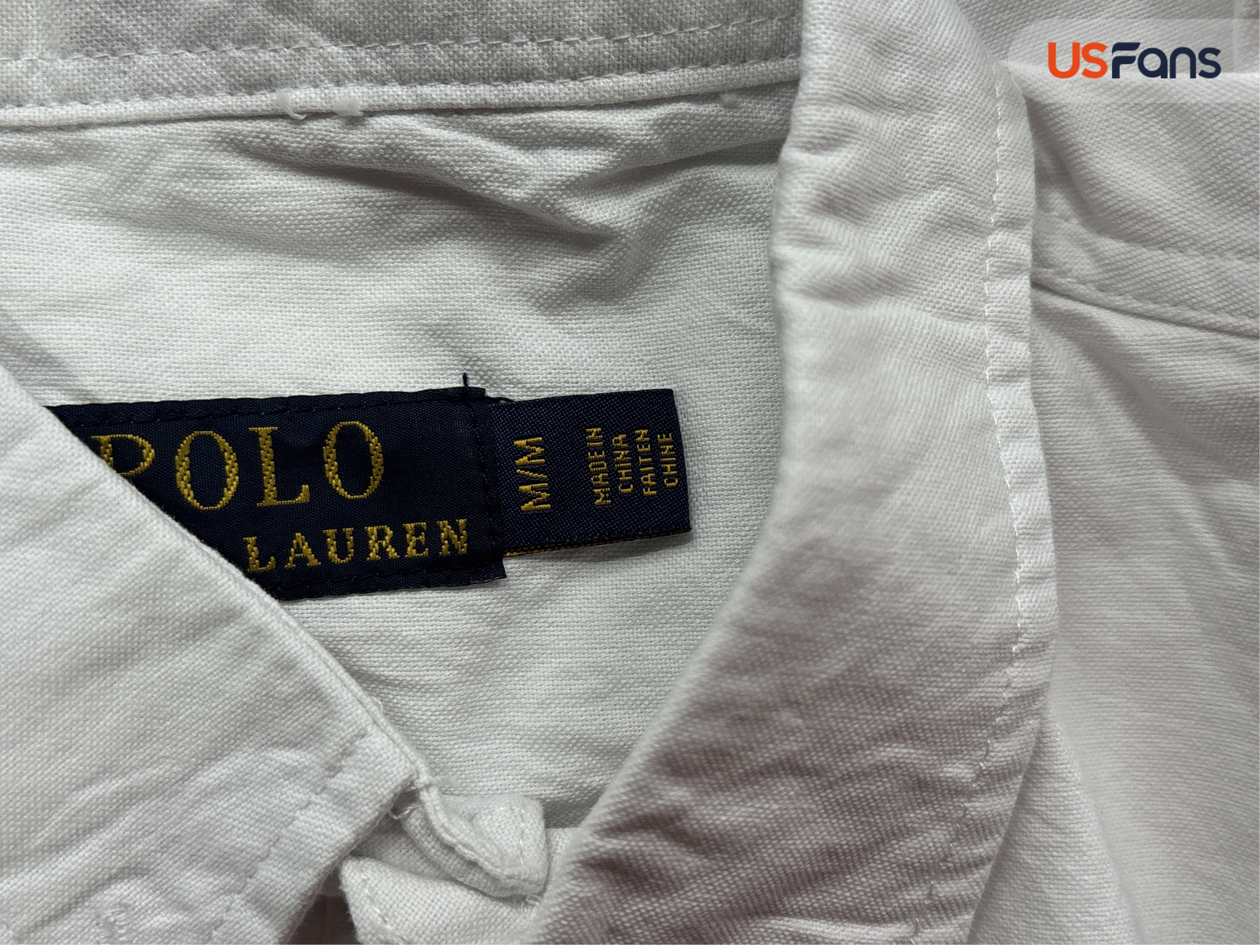Polo Ralph Lauren White Button-Up Shirt QC