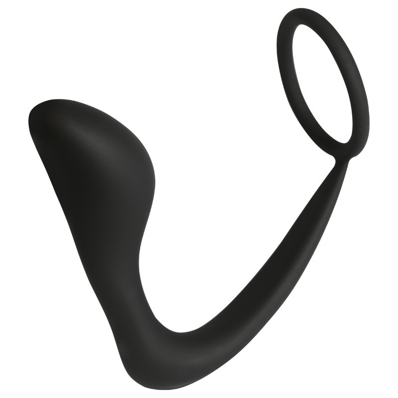 Silicone Anal Plug, Prostate Massager, Adult Sex Toys, Male Anal Beads, Semen Locking Ring Toy