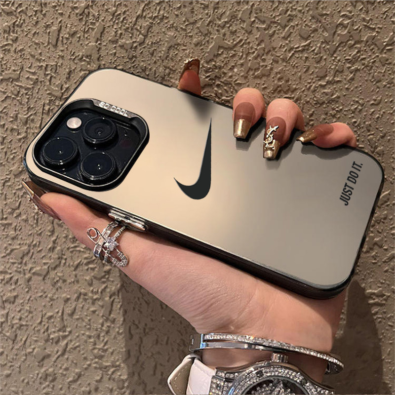 Simple Black Check for Apple 15 Mobile Phone Case iphone14promax Men's and Women's 13pro Contrast Color Vigor