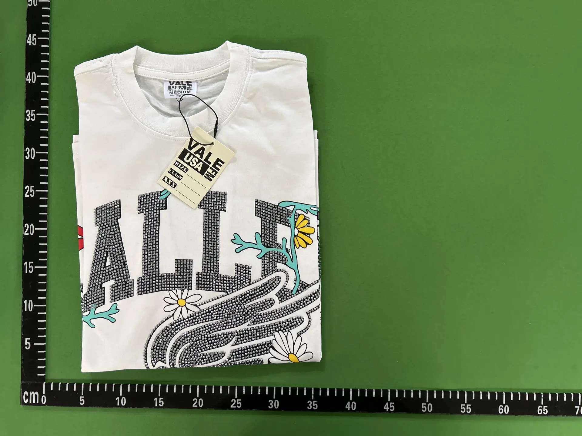 Vale Valley Foreve Retro Print Trendy High Street Fashion Casual Summer Fashion Short-Sleeved T-Shirt ins