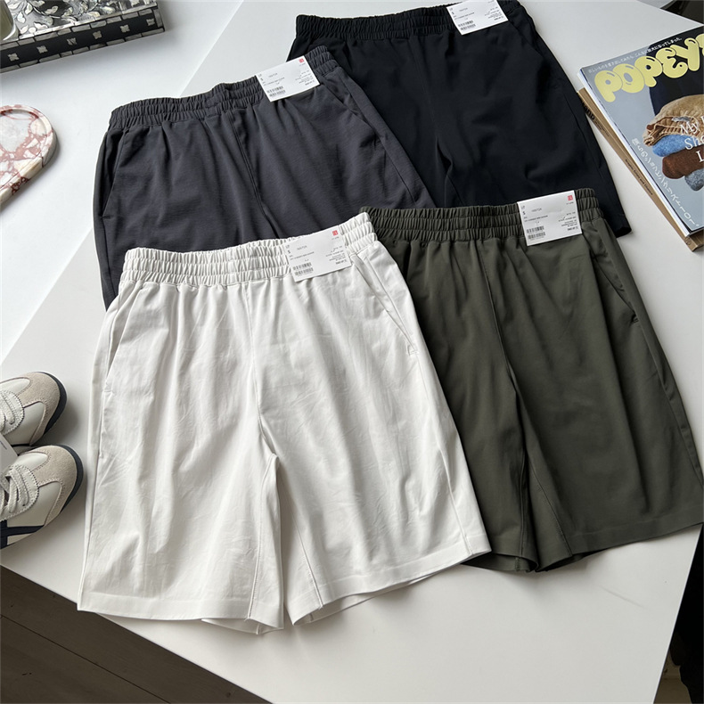 Changing Standard for Fitting Room Japanese Men's Wear Moisture-wicking High Elastic Quick-drying Men's Sports Casual Shorts