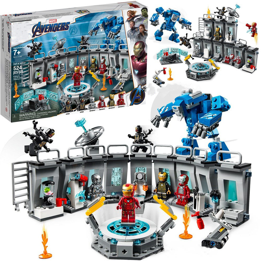 Chinese Building Block Superhero Steel Mecha Display Room Domestic Compatible 76125 Boys' Assembly Toy Educational photo QC de TAOBAO sur Qualit.ly