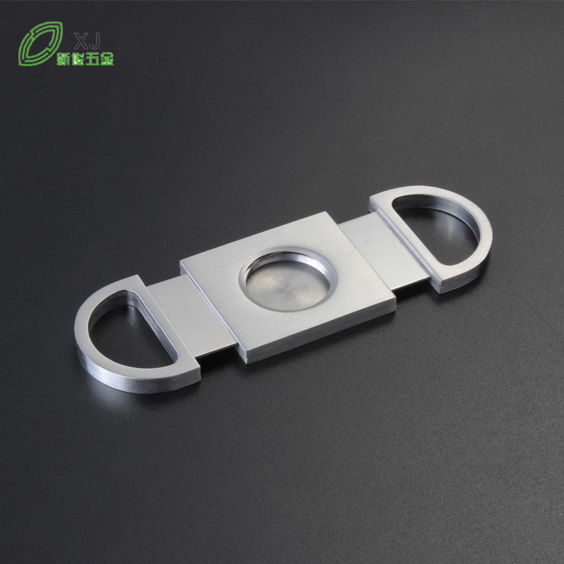 Spot wholesale stainless steel simple Cigar scissors stainless steel cigar smoking set manufacturers support printing LOGO