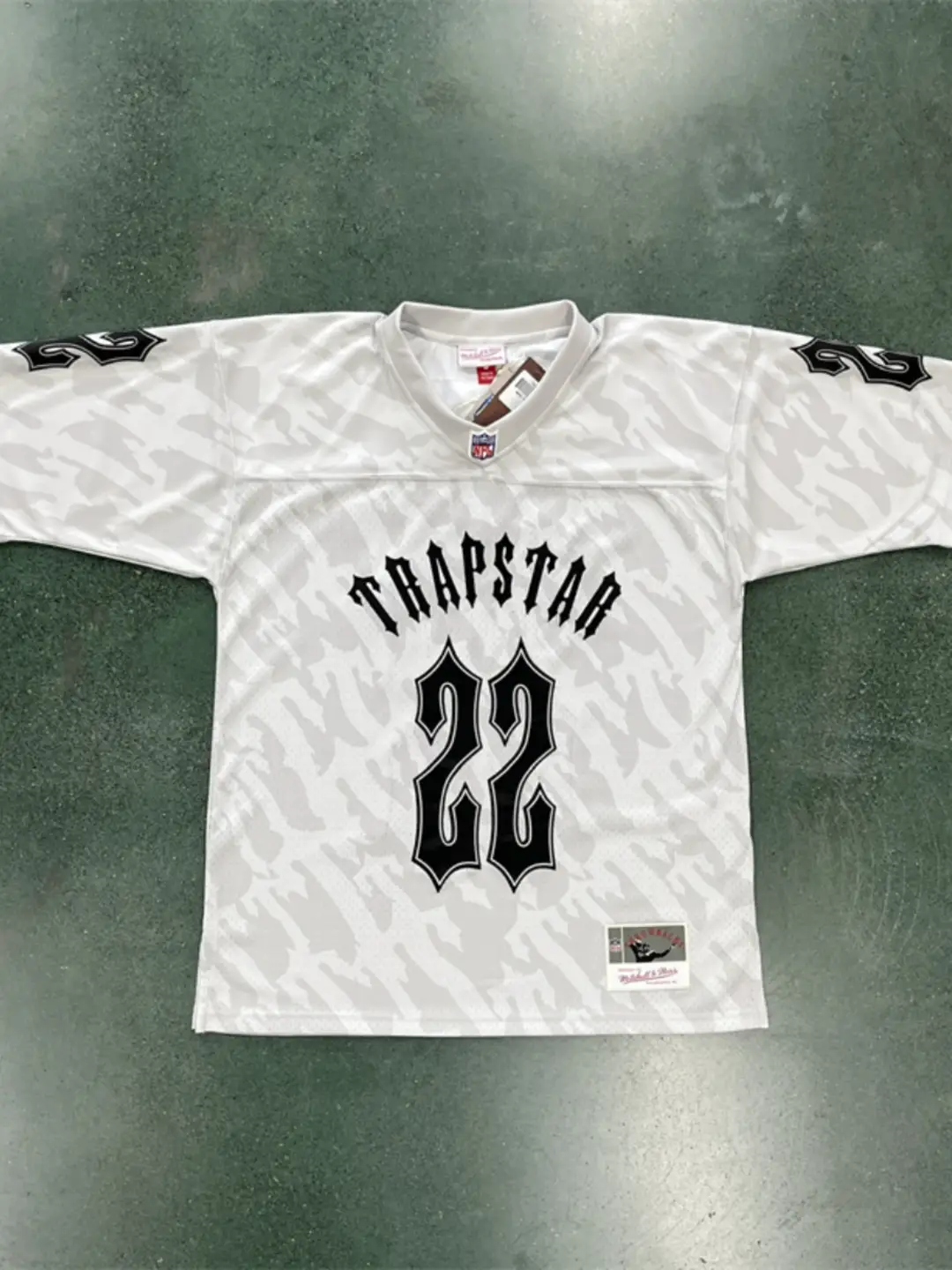 Trapstar Football Jersey Tee Football T-Shirt No. 22 Sports Short Sleeve hip hop Uk Drill