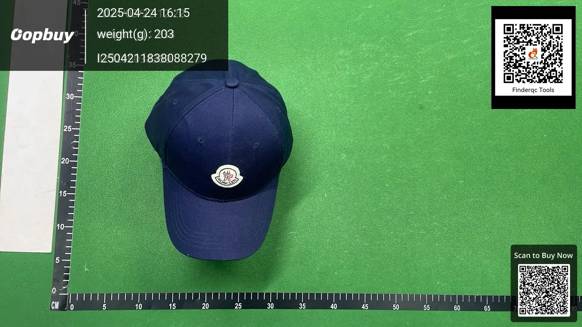 Moncler Baseball Cap Navy