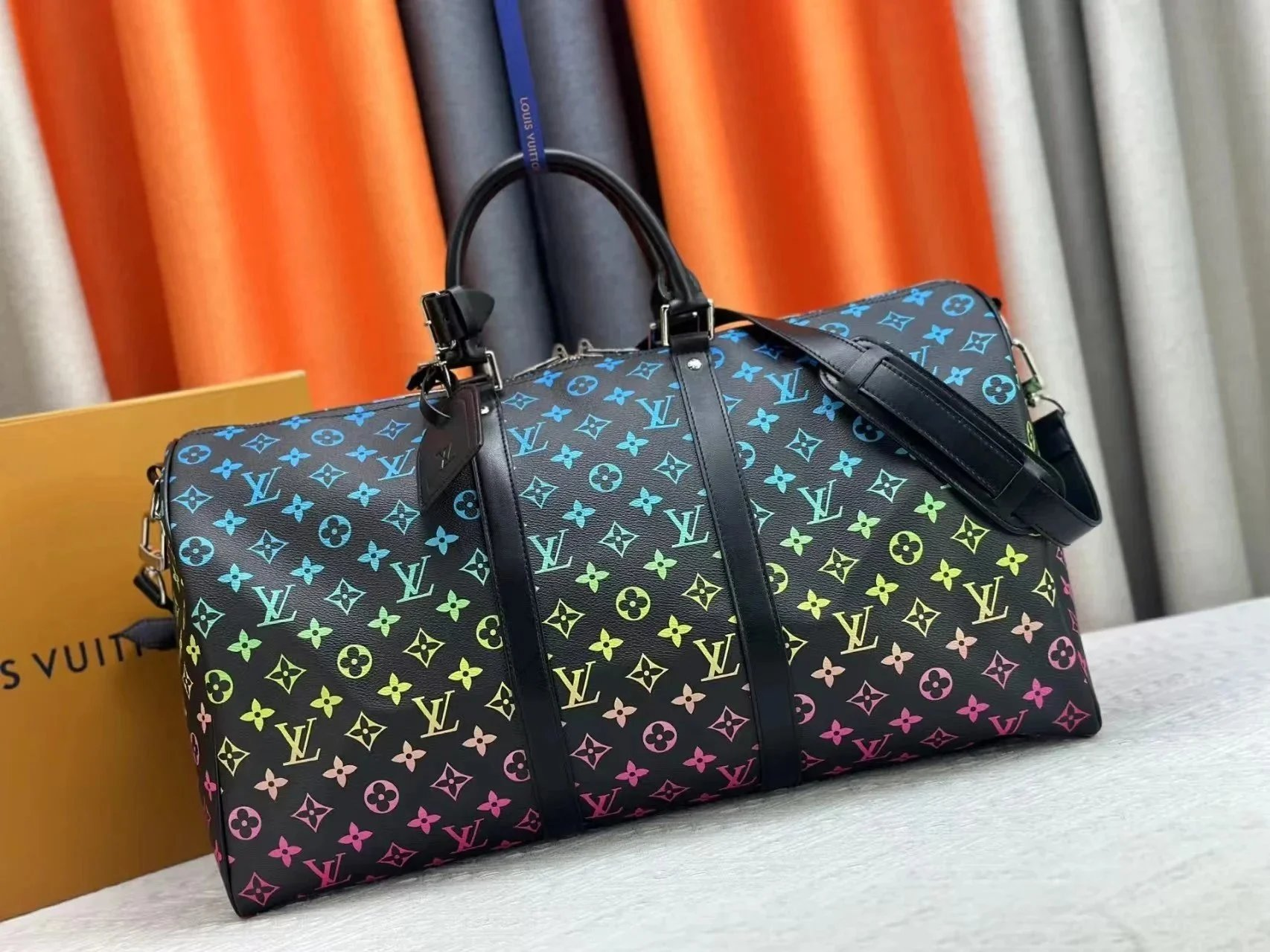 Louis Vuitton Keepall Rainbow Gradient