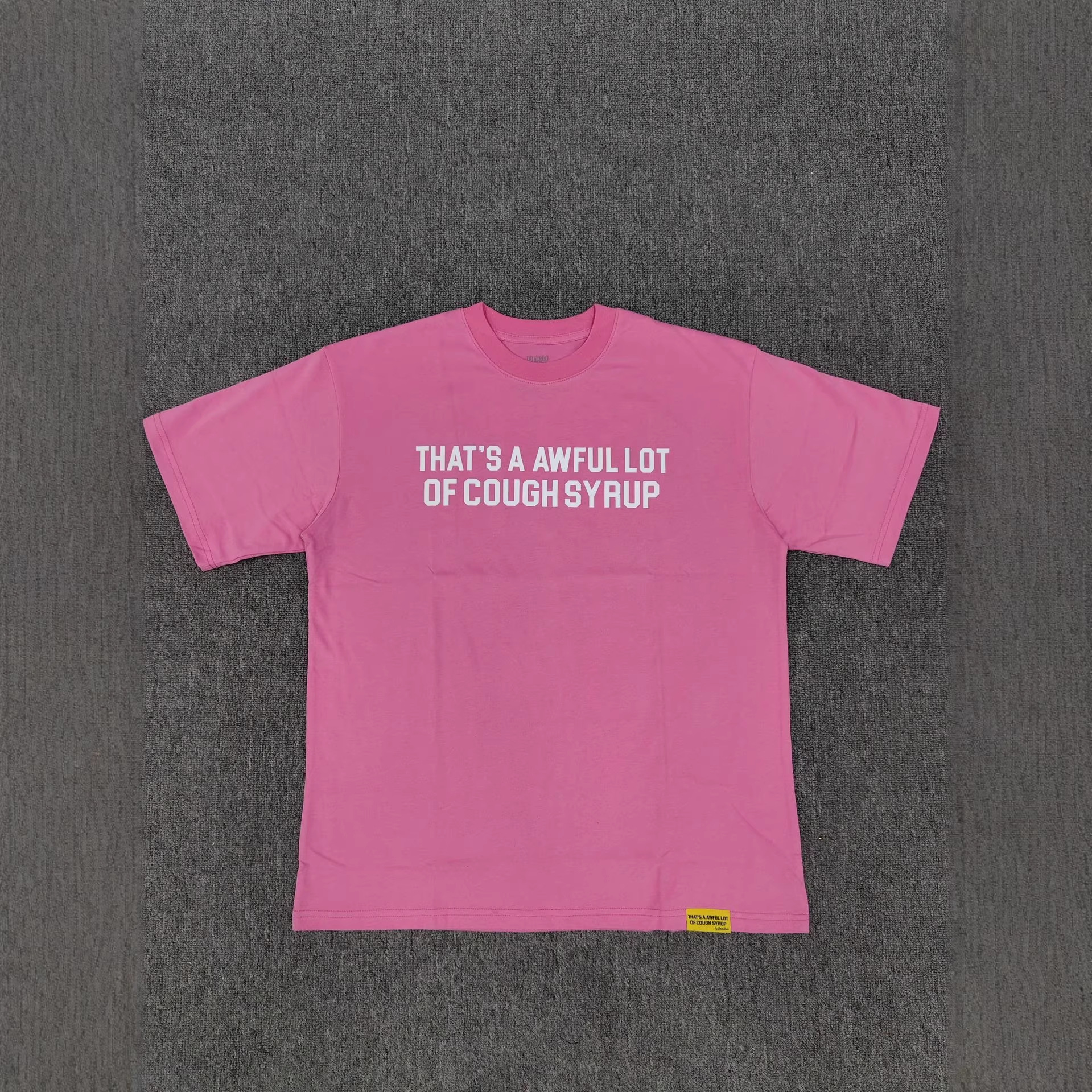 Cross-Border Foreign Trade That Sa Awful Lot of Cough Syrup High Street Loose Fit Unisex Short Sleeve T-Shirt