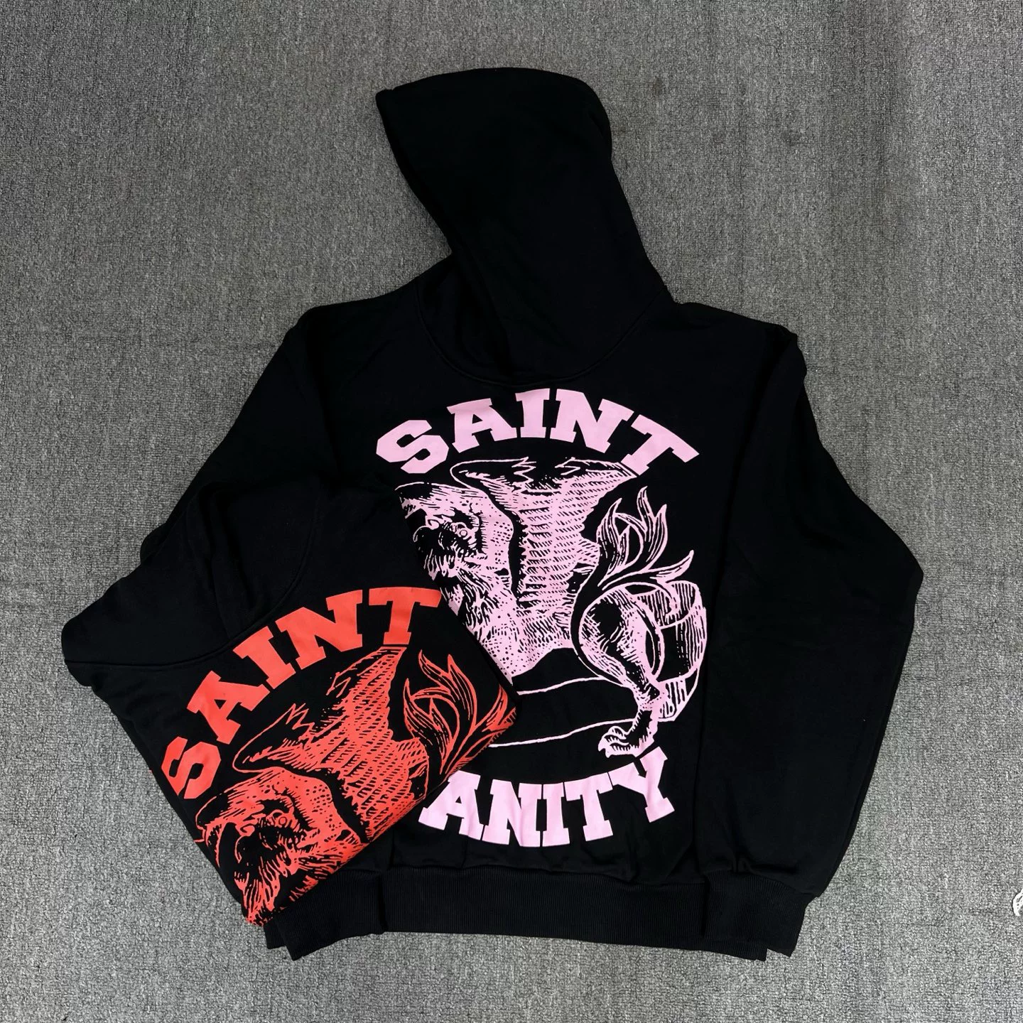 SAINT VANITY ins同款休闲男女同款连帽卫衣