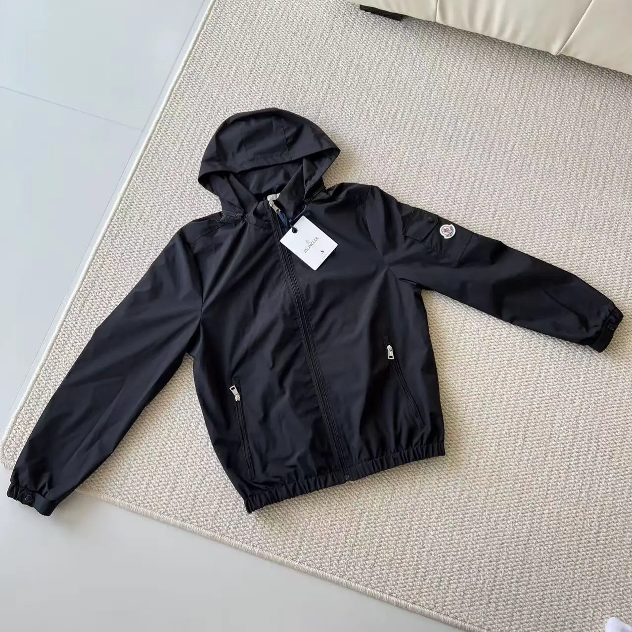 New Casual Men's Fashion Hooded High-End Simple Trendy Jacket Top Slim European Versatile Fashion Jacket