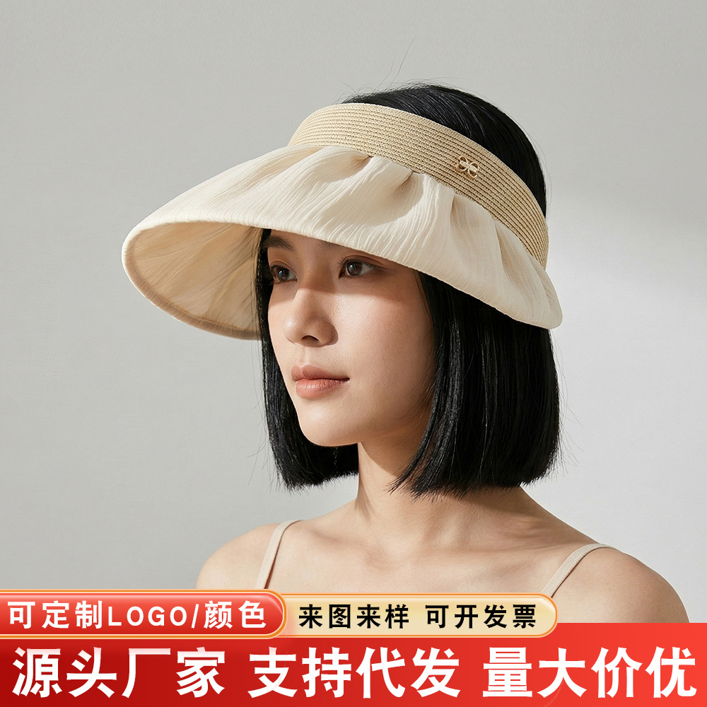 Summer Sun Protection Hat with Wide Brim, Uv Protection, Shell-Style Hat for Women, Versatile and Stylish Sun Hat