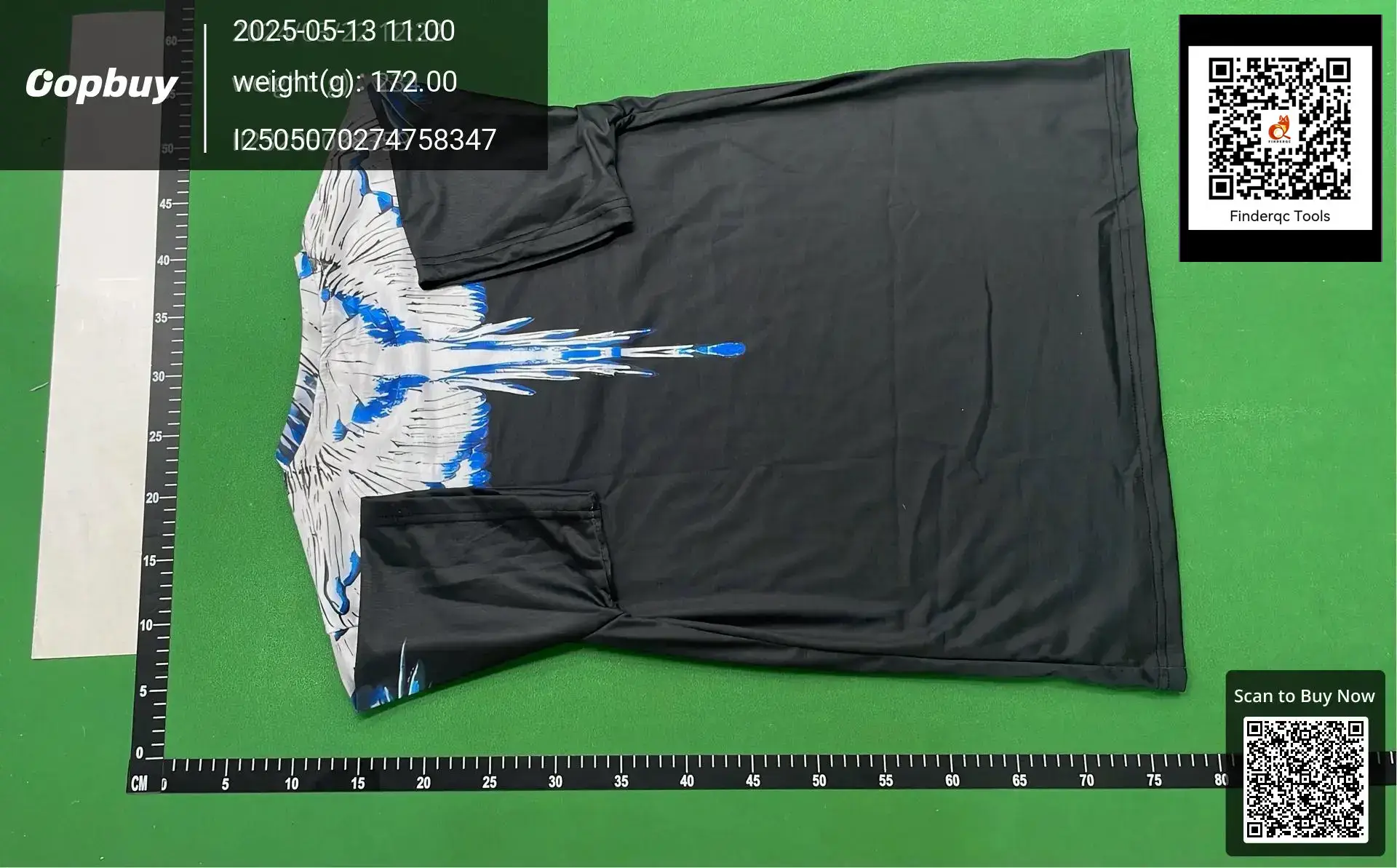 Cross-border wholesale European and American fashion brand MB short sleeve printing color wings T-shirt men and women couples black and white feather half sleeve