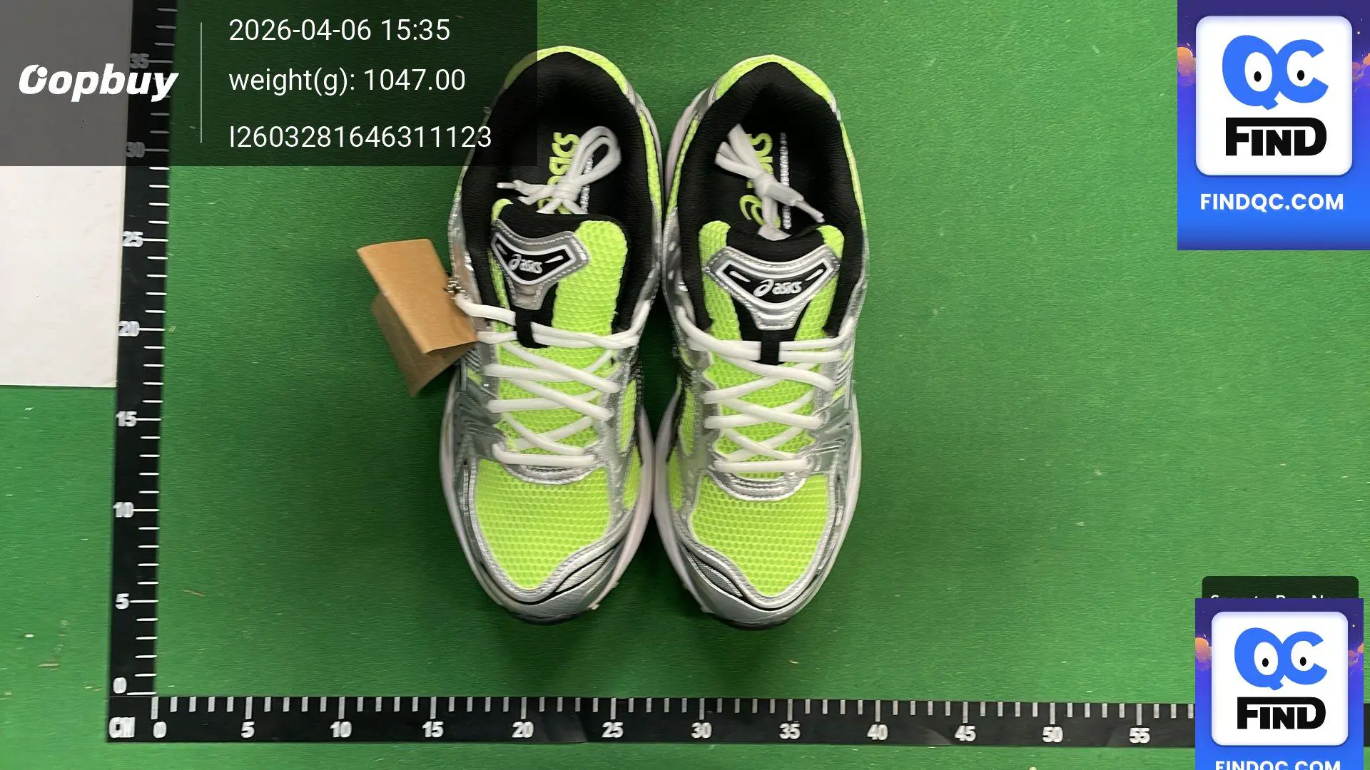Asics Gel-Kayano 14 Lime Green Silver
