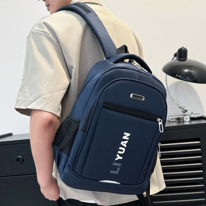 New Style Unisex Student Backpack, High-End Large-Capacity School Bag, Casual and Simple Backpack, Can Be Printed with Logo