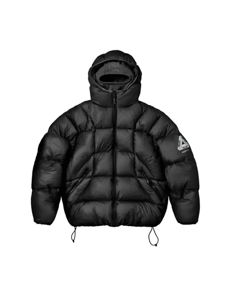 European and American Cross-Border Cotton Clothing Autumn and Winter Casual Sports Waterproof Cotton Clothing Hooded Windproof Warm Jacket Men's and Women's Cotton Clothing